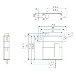 Hot Sales KST DS225 8.4V/7.5kg/0.04sec Servo HV Coreless Motor Steel Gear Glider Servo